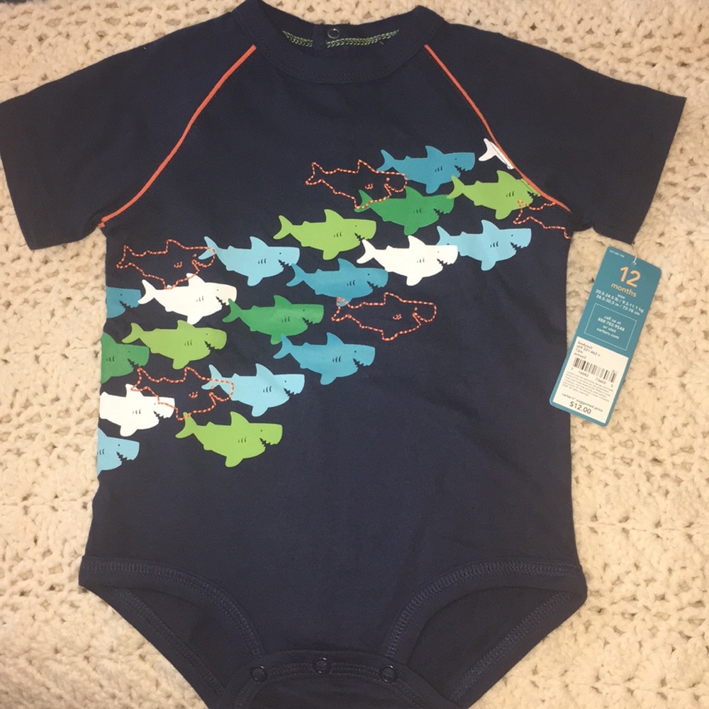 Carters Shark Onesie
